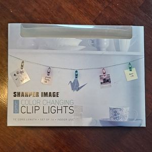 LED Color Changing Clip Lights, Battery Operated, 16 Clips, 15' cord Hang Photos